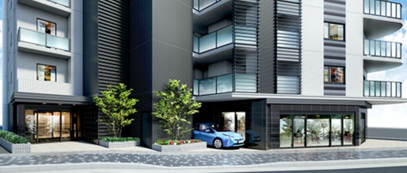 ファイル:イーグルコート山科椥辻ステーションフロント エントランスアプローチ完成予想CG.png