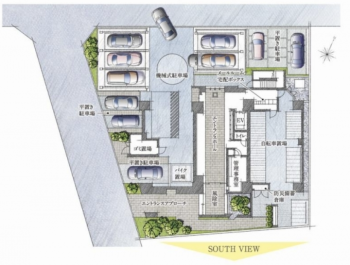 サーパス葵日出町　敷地配置図