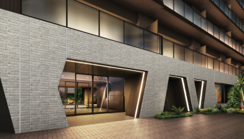 プレディア鵠沼橘ローレルコート　エントランス完成予想CG