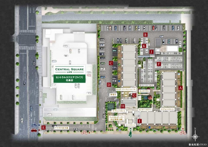 ファイル:敷地配置図 イラスト 王子161021.jpg