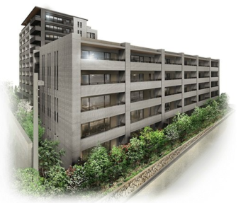 ザ・パークハウス 芦屋レジデンス　外観完成予想図2