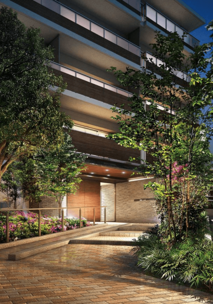 ファイル:プライム港南台 エントランスアプローチ完成予想CG.png