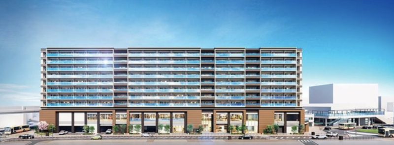 ファイル:ライオンズ横濱瀬谷ステーションスクエア 南面外観完成予想図1.png