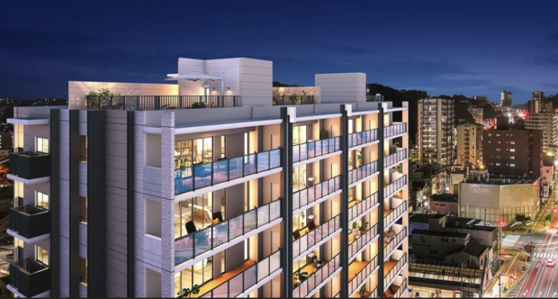 ファイル:リヴィエール八幡中央ガーデンテラス 外観完成予想CG2.png