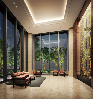 ローレルタワー名古屋栄　エントランスホール完成予想図