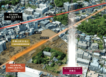 サクラコンフォルテ新綱島　周辺写真CG合成