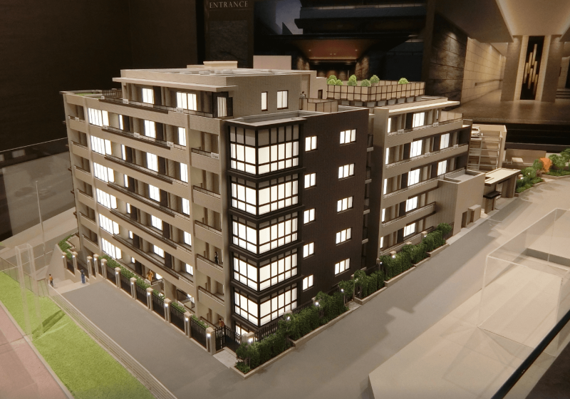 ファイル:ドレッセ美しが丘フロント 完成予想模型.png