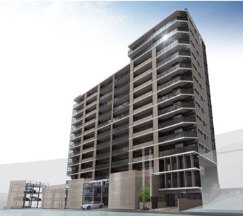 ファーネスト昭和町グレイス　外観完成予想図