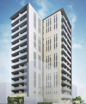 アトラス日暮里グレイスコート　外観完成予想図