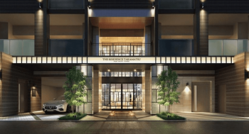 ザ・レジデンス高松 パークフロントタワー　エントエランスアプローチ完成予想図