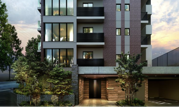 ドレッセ鷺沼レゾンベール　エントエランスアプローチ完成予想CG