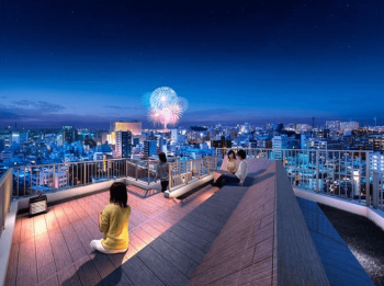 パークナード那覇美栄橋　スカイテラス完成予想図