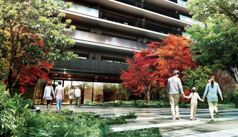 ファイル:パークホームズ北浦和ガーデンズ エントランスアプローチ完成予想CG.png