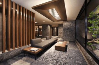 ポレスター佐久平駅南レジデンス　ラウンジコーナー完成予想図