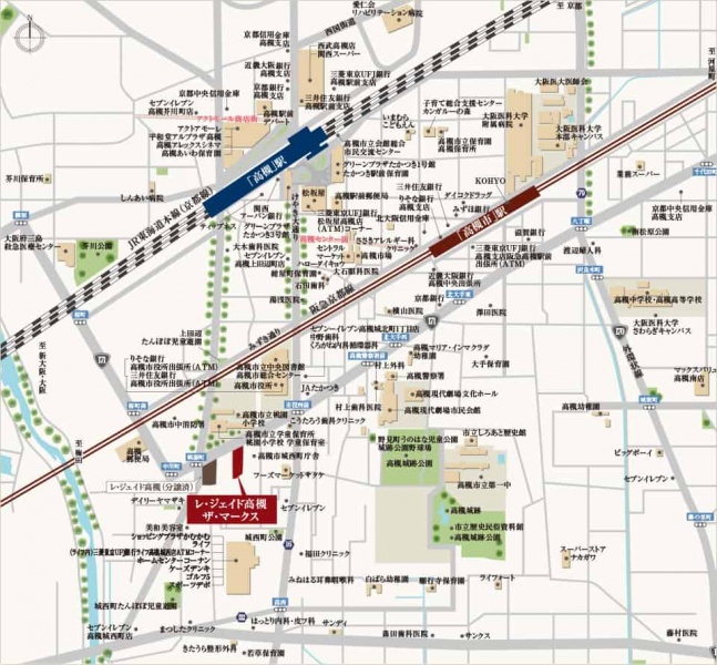 ファイル:周辺案内図 高槻160930.jpg