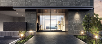 プレサンス ロジェ 名古屋浅間町ザ・レジデンス　エントエランスアプローチ完成予想図