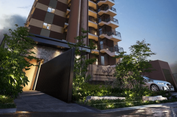 ラ・アトレレジデンス姪浜　エントエランスアプローチ完成予想図