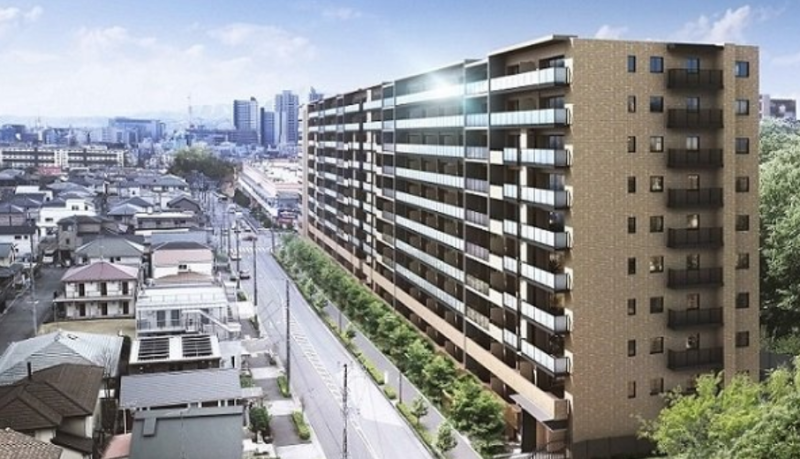 ファイル:リーフィアレジデンス橋本（エガオガオカプロジェクト） 外観完成予想図.png