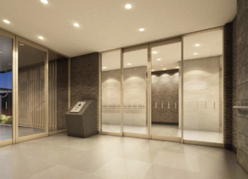 アルファスマート仏生山駅前　エントエランス完成予想図