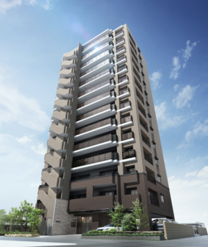 エイリックスタイル 薬院南グランウィズ　外観完成予想図