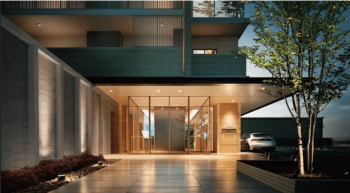 ジェイグラン大元　エントエランスアプローチ完成予想図