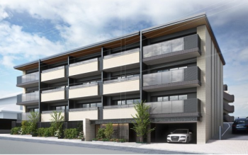 ジオ馬込　外観南東側完成予想CG