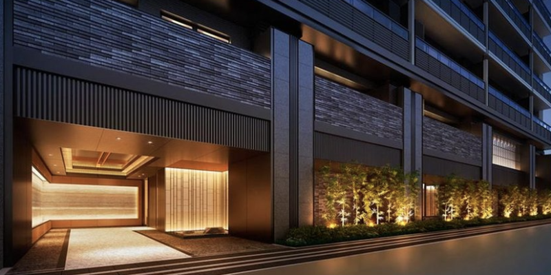 ファイル:パークホームズ日本橋本町 エントランスアプローチ完成予想図.png