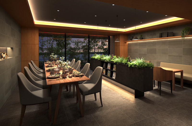 ファイル:プラウド住吉 ラウンジ完成予想図.png