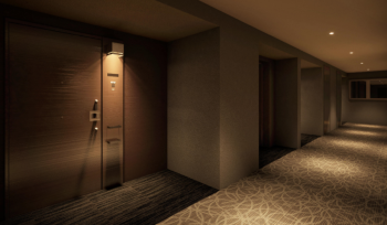 ラシュレ神戸三宮　内廊下完成予想CG