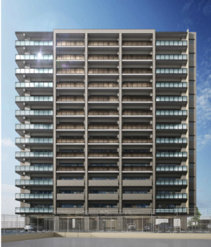 オーヴィジョン上熊本駅前　外観完成予想図2