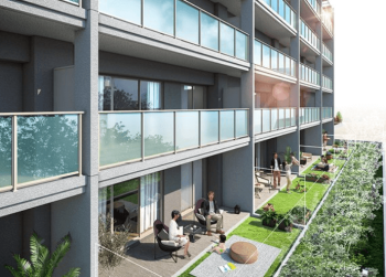 サンクレイドルさがみ野　外観・ワイドスパン完成予想図