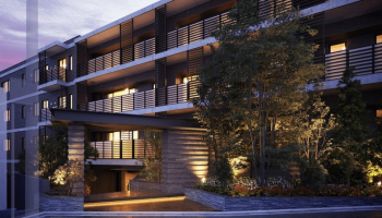 ザ・パークハウス 御苑内藤町　エントエランスアプローチ完成予想図