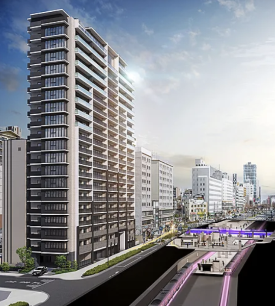 ファイル:シエリア大阪谷町 外観完成予想図.png