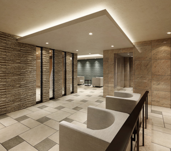 プレシス新百合ヶ丘 エントランスホール完成予想CG