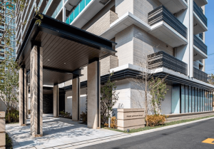 プレミスト針中野駅前　エントエランスアプローチ