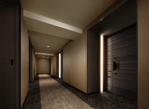 ルフォンリブレ大島　内廊下完成予想CG