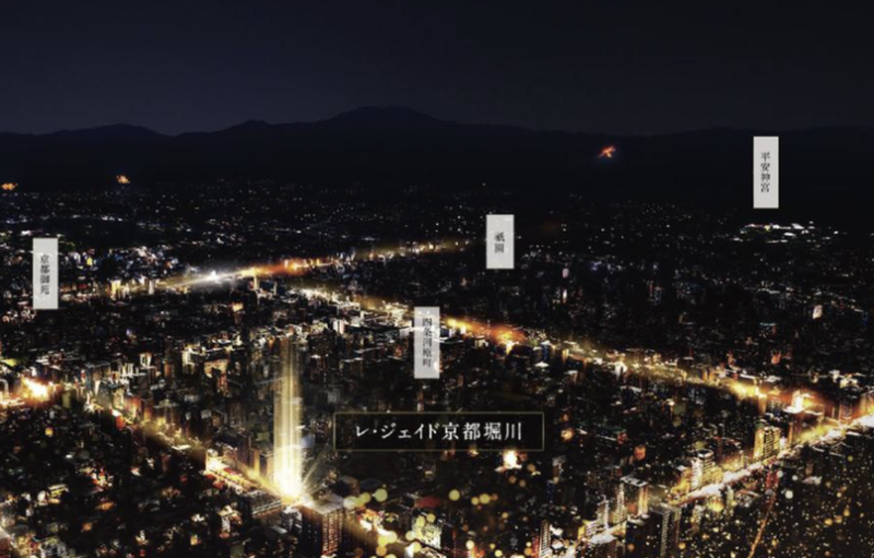 ファイル:レ・ジェイド京都堀川 周辺写真CG合成.png