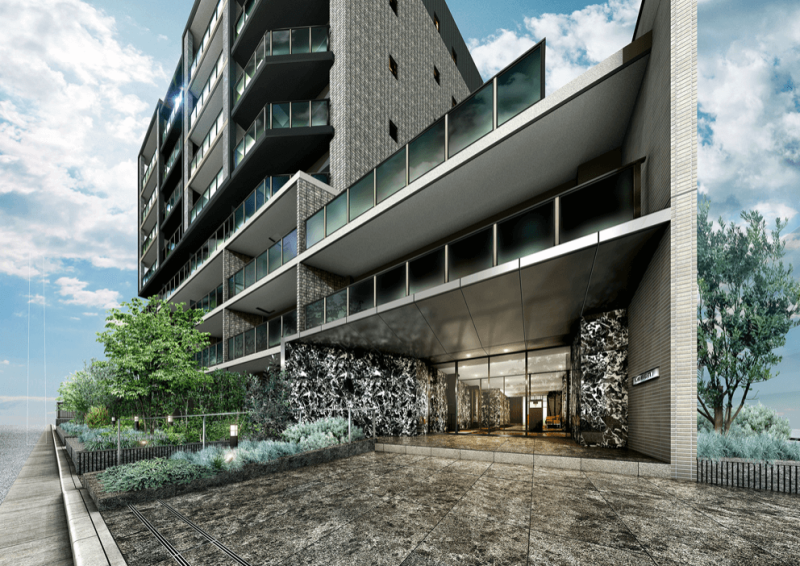 ファイル:レーベン北戸田 LUMINOUS エントエランスアプローチ完成予想図.png