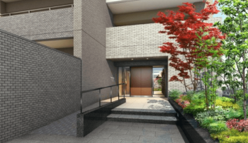 ワコーレ魚崎北町レジデンス　エントエランスアプローチ完成予想図