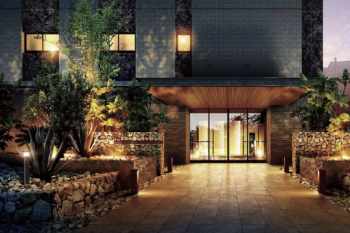 ヴェリテ東岸和田駅前　エントエランスアプローチ完成予想図