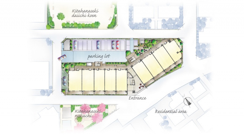 ファイル:PLATINUM HILLS PROJECT（仮称）レーベン柏の葉敷地配置図.jpg