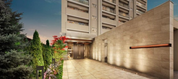 ファインシティ札幌平岸　エントランスアプローチ完成予想図