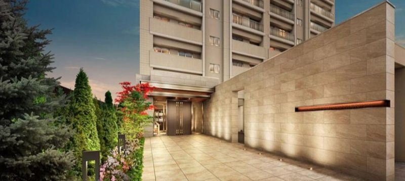 ファイル:ファインシティ札幌平岸 エントランスアプローチ完成予想図.png