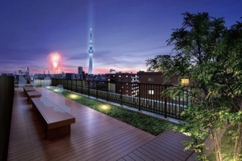 ファイル:クリオ ラベルヴィ三ノ輪 屋上テラス完成予想図.png