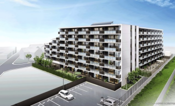 ハイムスイート新守谷　外観完成予想図