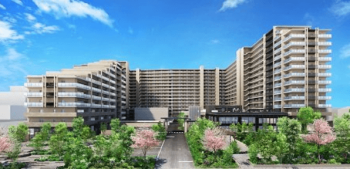 パークホームズ伊丹稲野ガーデンスクエア　パークフロント　外観完成予想図1