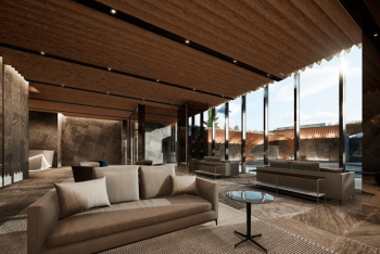 ブランズ千代田富士見　ラウンジ完成予想図