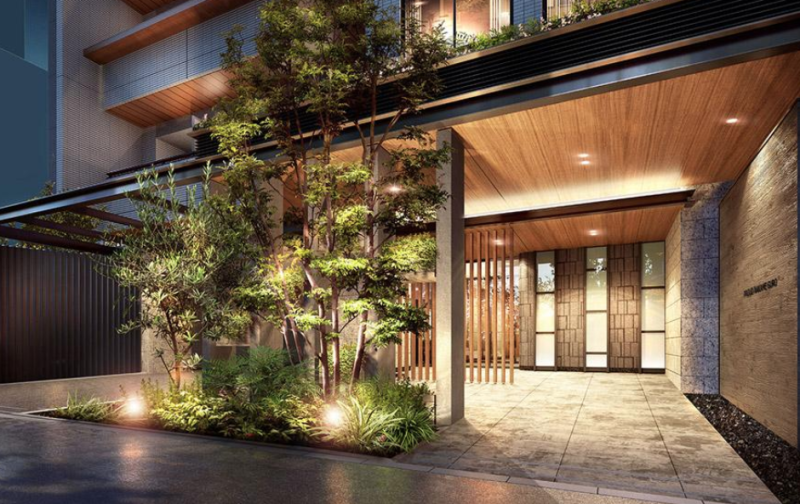 ファイル:ユニーブル下目黒 エントランス完成予想CG.png