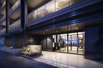 レーベン熊本駅NEXIS　エントランスアプローチ完成予想図