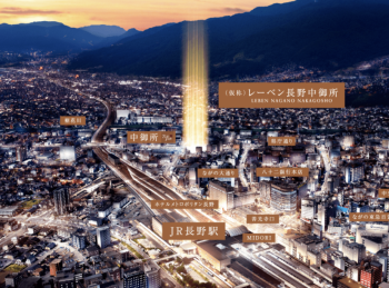 （仮称）レーベン長野中御所　周辺写真CG合成